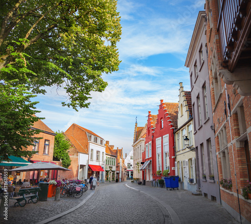 Street of Brugge, Belgium © adisa