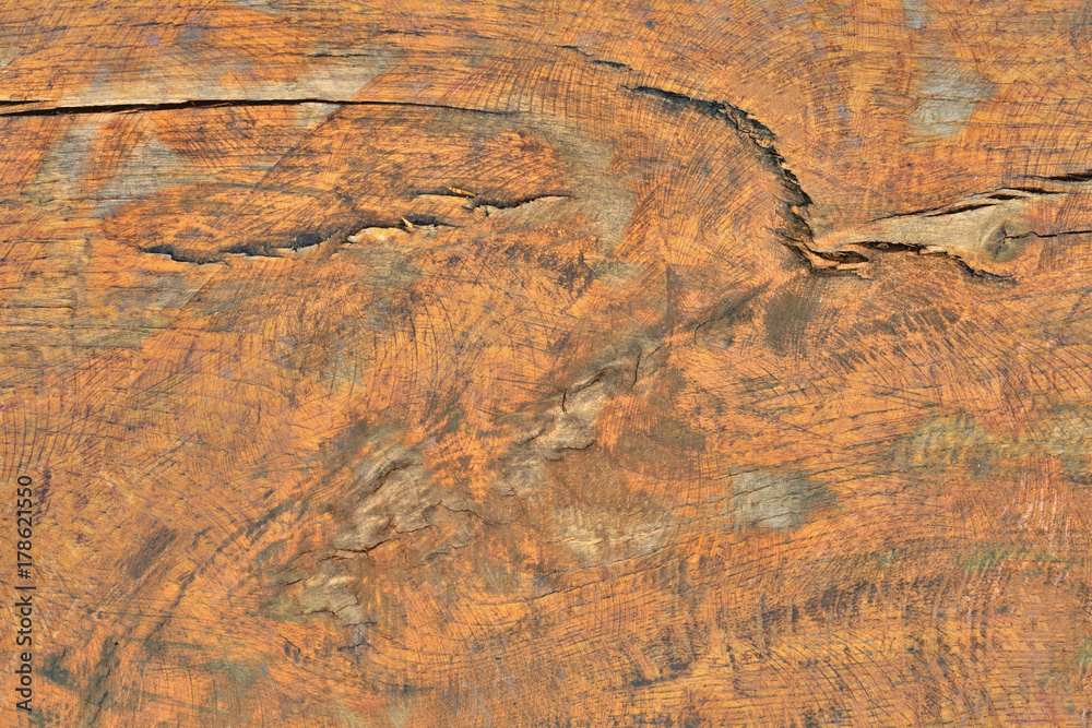 Orange wood texture