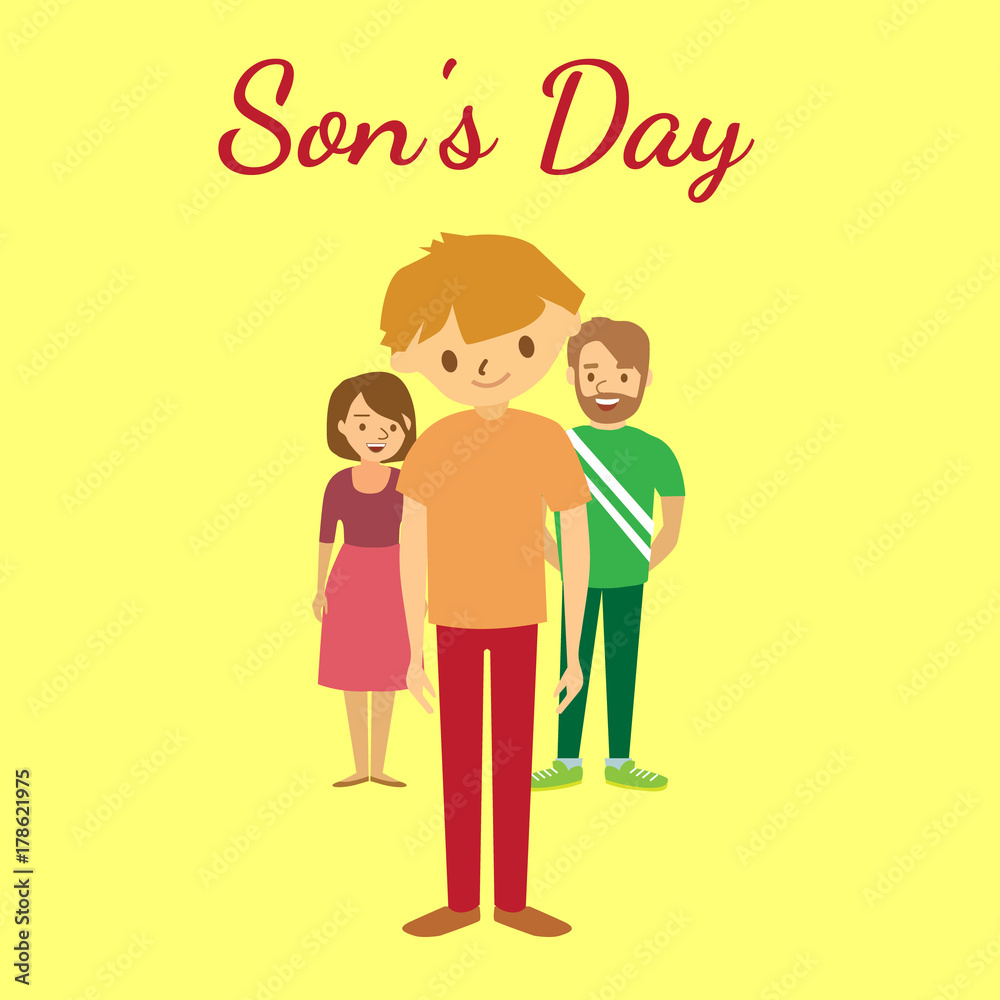 Inscription Son's Day.