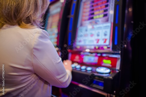 Photography Woman Playing in the Casino