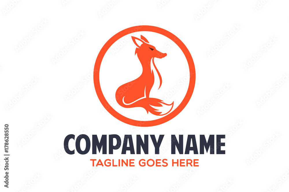 unique fox logo unique fox logo