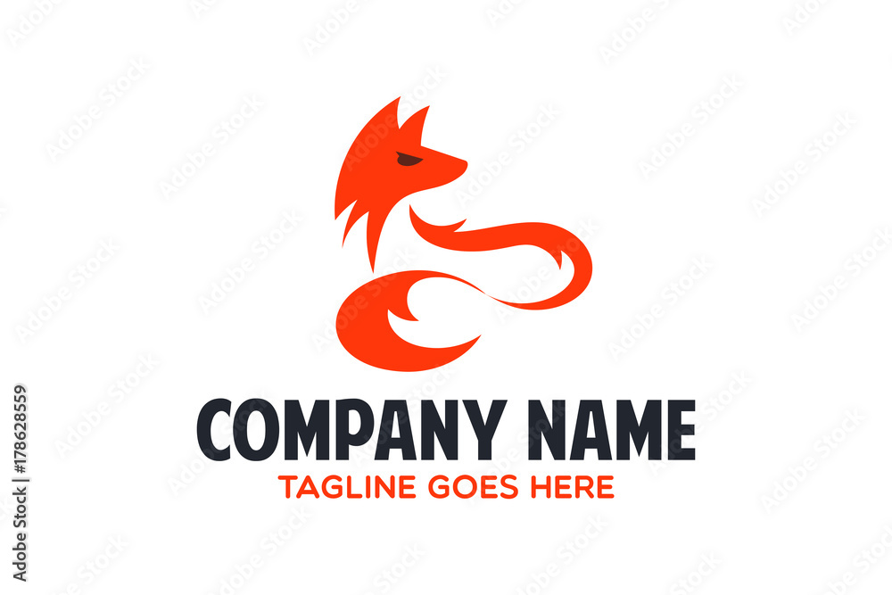 unique fox logo unique fox logo