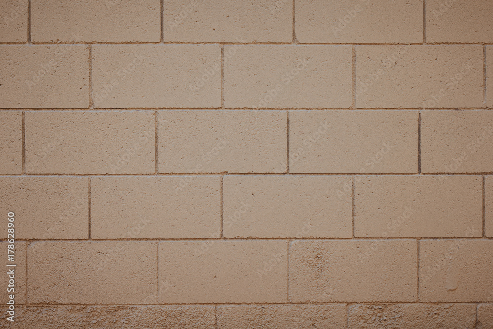Fototapeta premium Texture of painted brick wall