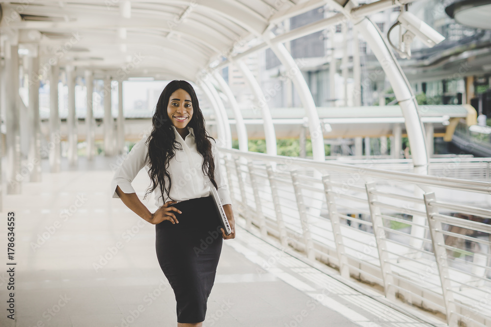 Portrait of young business woman. Portrait of young business woman.