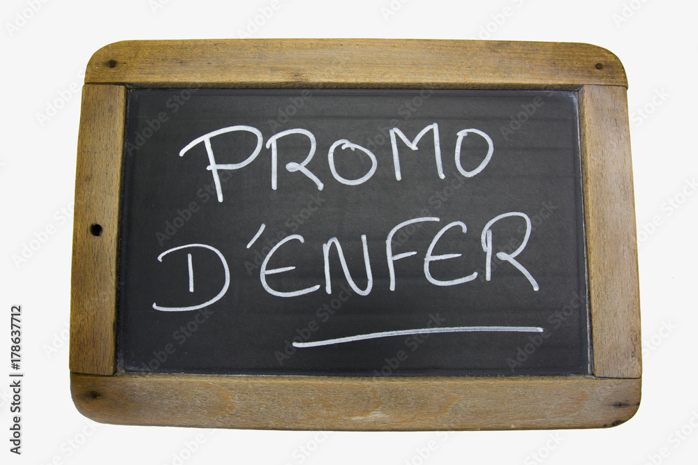 Obraz premium ardoise promo d'enfer