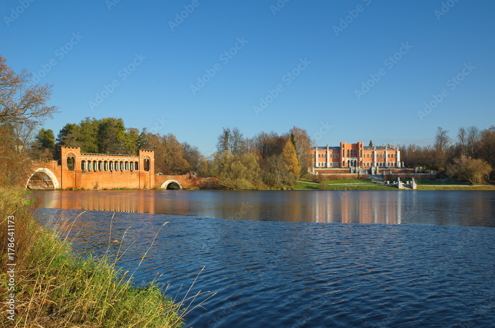 Obraz premium Panoramic view of the estate Marfino in Moscow region, Russia