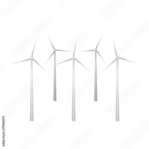 Windfarm illustration.
