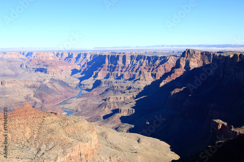 Grand Canyon Panorama in a sunset view