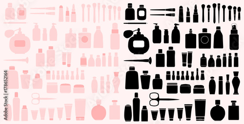 Cosmetics silhouettes