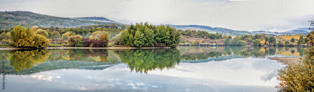 lake panorama autumn lake panorama autumn