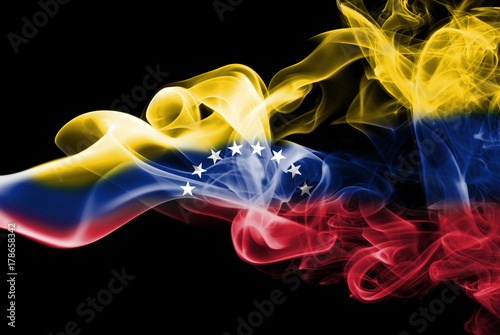 Venezuela smoke flag