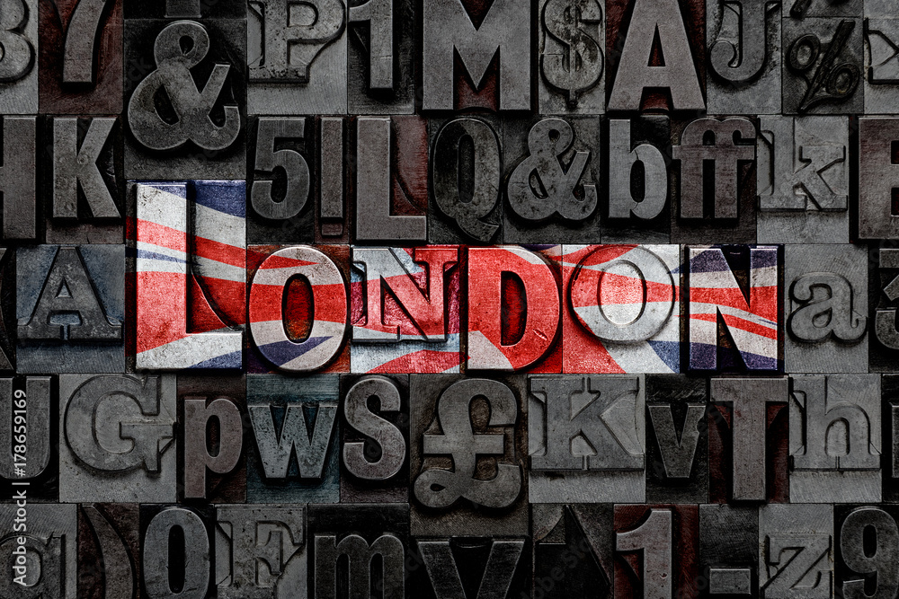 Letterpress London flag