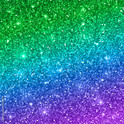 Multicolor glitter background. Vector