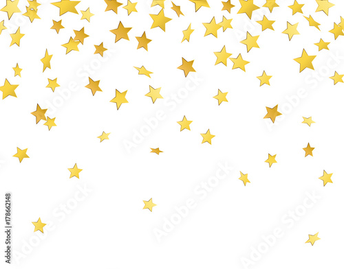Gold stars background