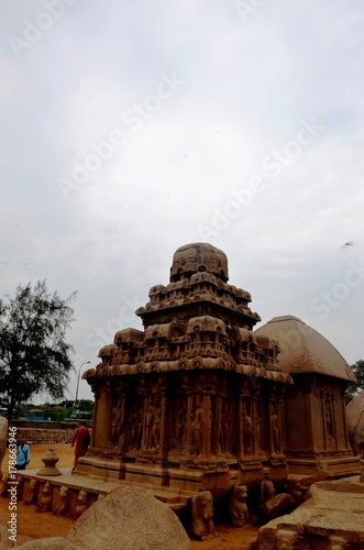 Shore Temple (Temple du Rivage)- Mahäbalipuram (Tamil Nadu-Inde) © virginievanos