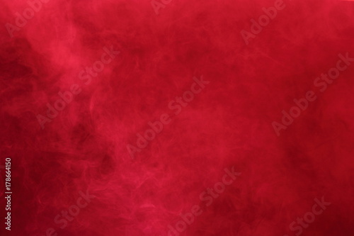 Red Abstract Smoke Clouds, All Movement Blurred, intention out of focus