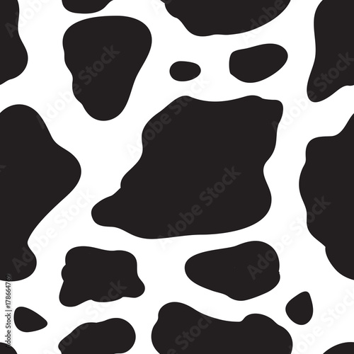 Abstract background. Cow background seamless pattern.