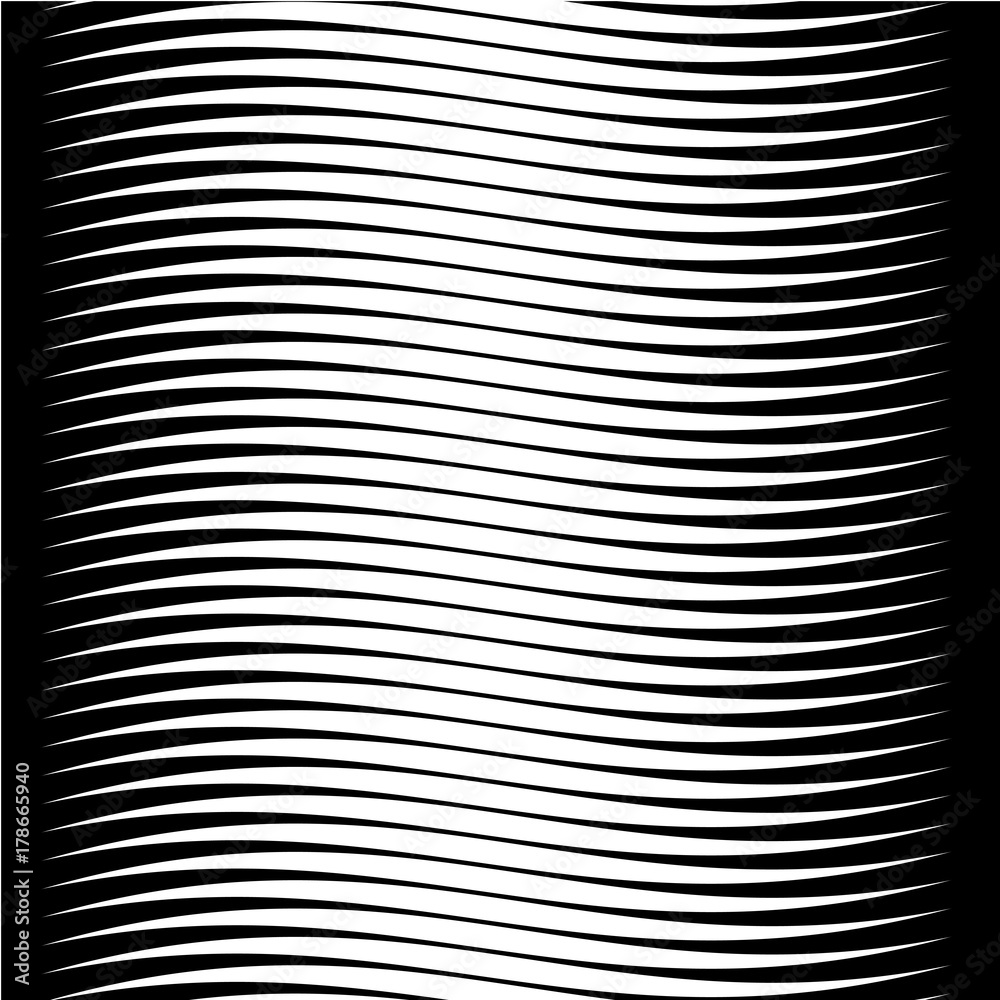 Abstract background with horizontal wave lines. Abstract background with horizontal wave lines.