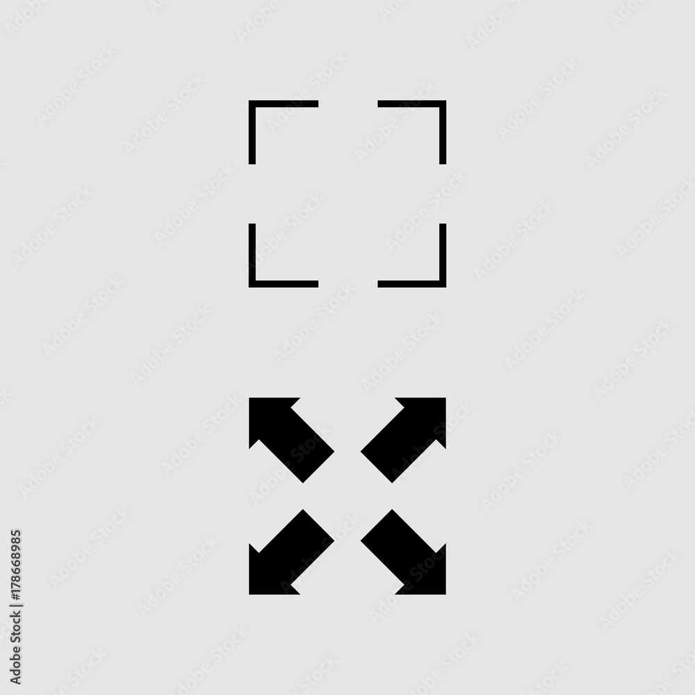 Obraz premium Full screen icon