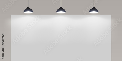 white wall with lighters