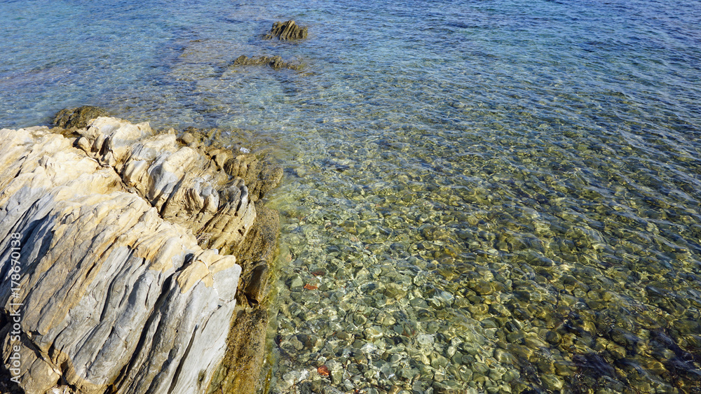 beach promenade in split in croatia