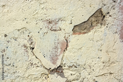 Cracked old cement plaster texture