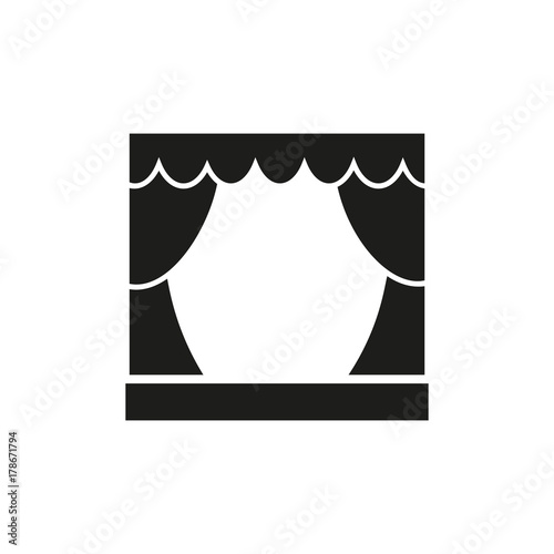 Assembly hall in school icon