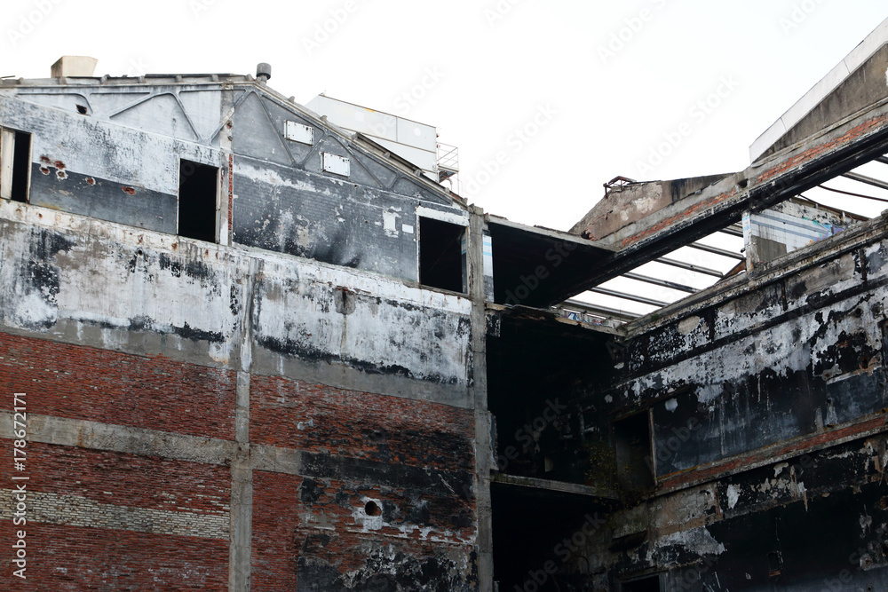 Fototapeta premium abandoned factory in Galicia