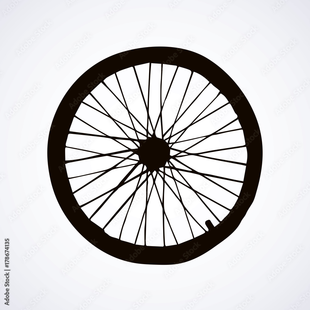 Tire. Vector drawing