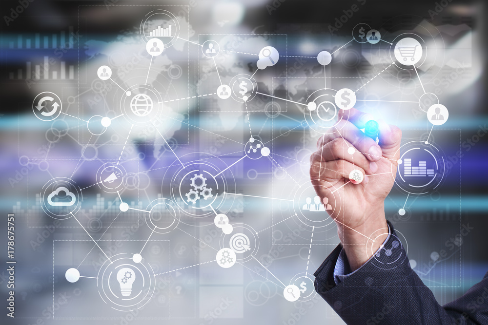 Template for text, Virtual screen Background with icons. Business, internet technology and networking concept. Template for text, Virtual screen Background with icons. Business, internet technology and networking concept.