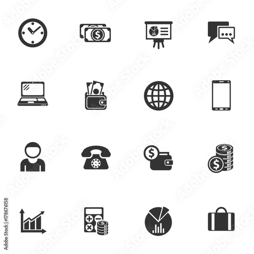 business icon set