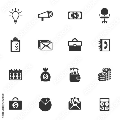 business icon set