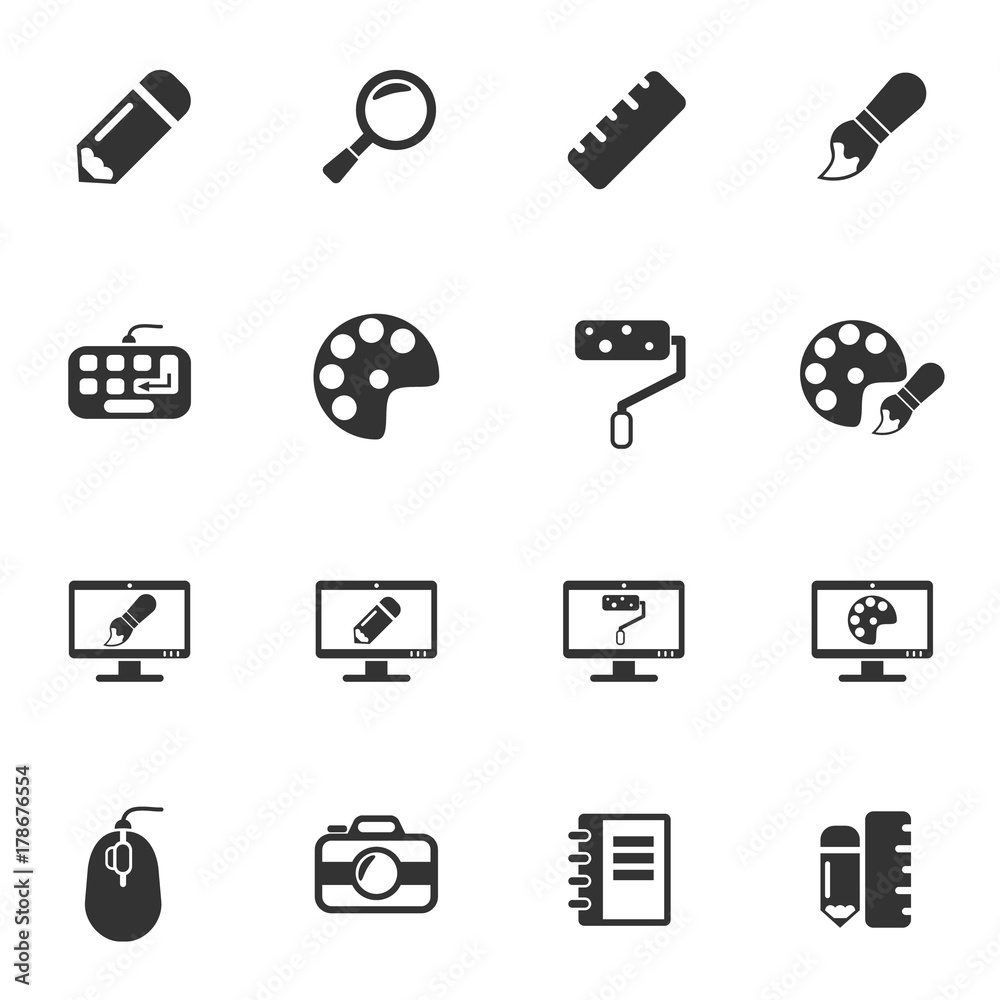 Fototapeta premium design icon set