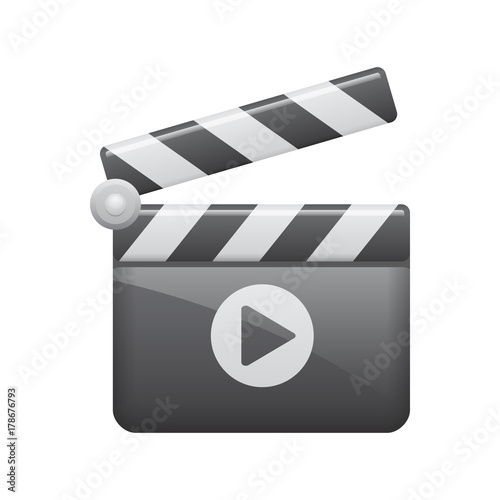 Clapboard - Novo Icons. A professional, pixel-aligned icon designed on a 64 x 64 pixel.  