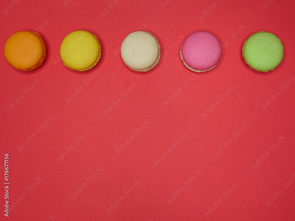 Fototapeta premium colorful macaroons