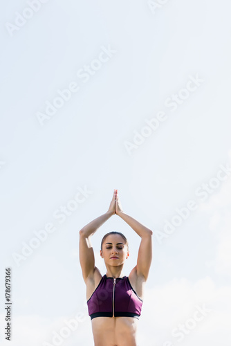 woman in tree pose