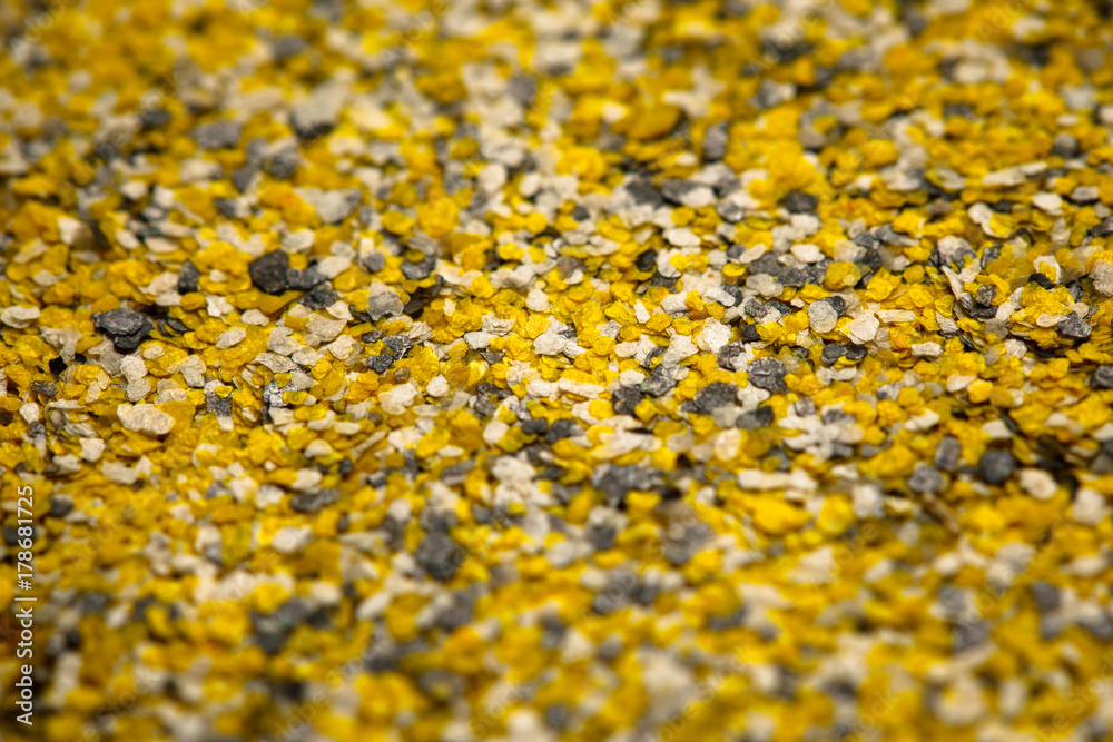 decorative shell texture, yellow fractions decorative shell texture, yellow fractions