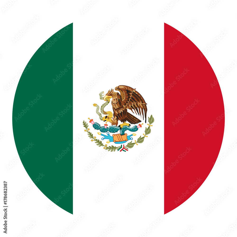 Mexico flag vector