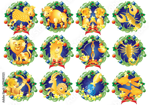 Zodiac signs.
