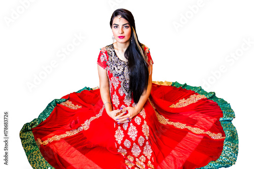 girl in indian dress