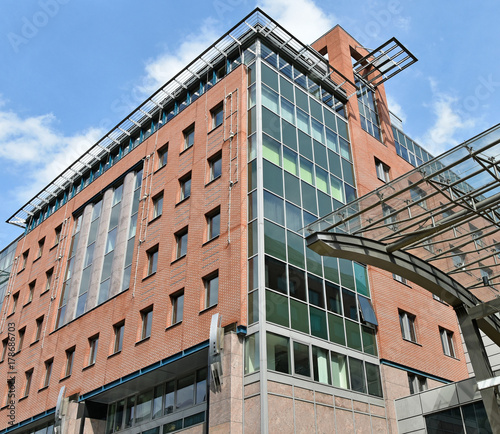 Photography Modern office building at Budapest city, Hungary