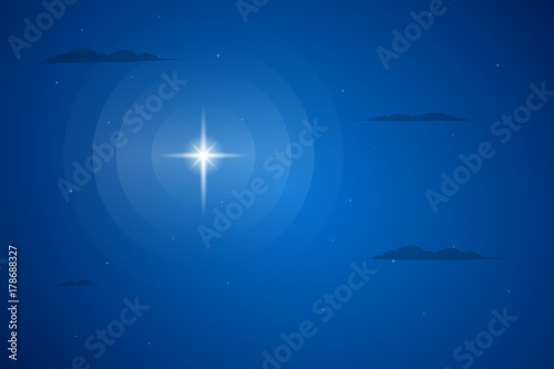 star of bethlehem in sky