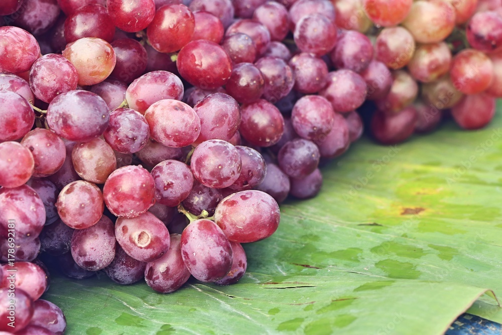Fototapeta premium grape at street food