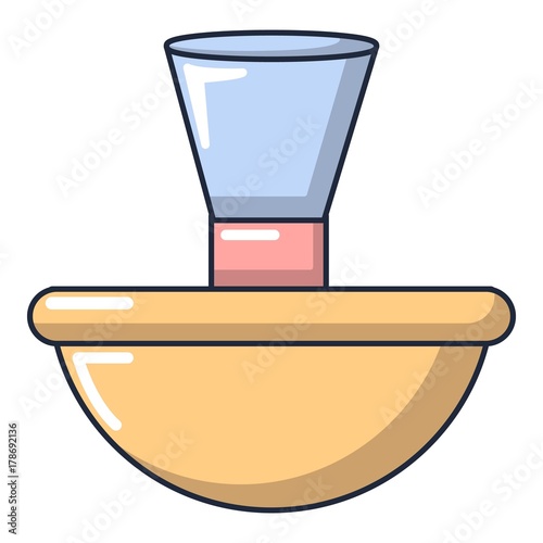 Deodorant icon, cartoon style