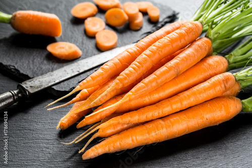 Fresh and sweet carrot