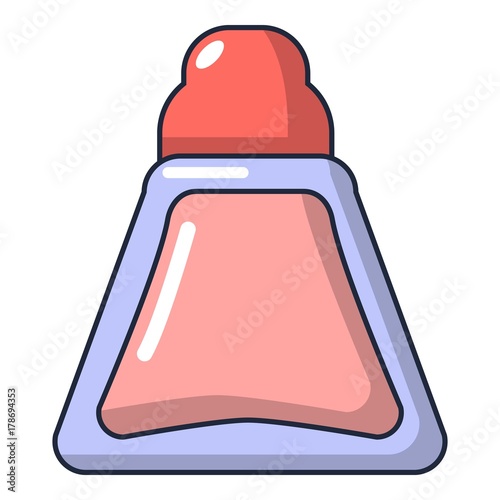 Tube cream icon, cartoon style