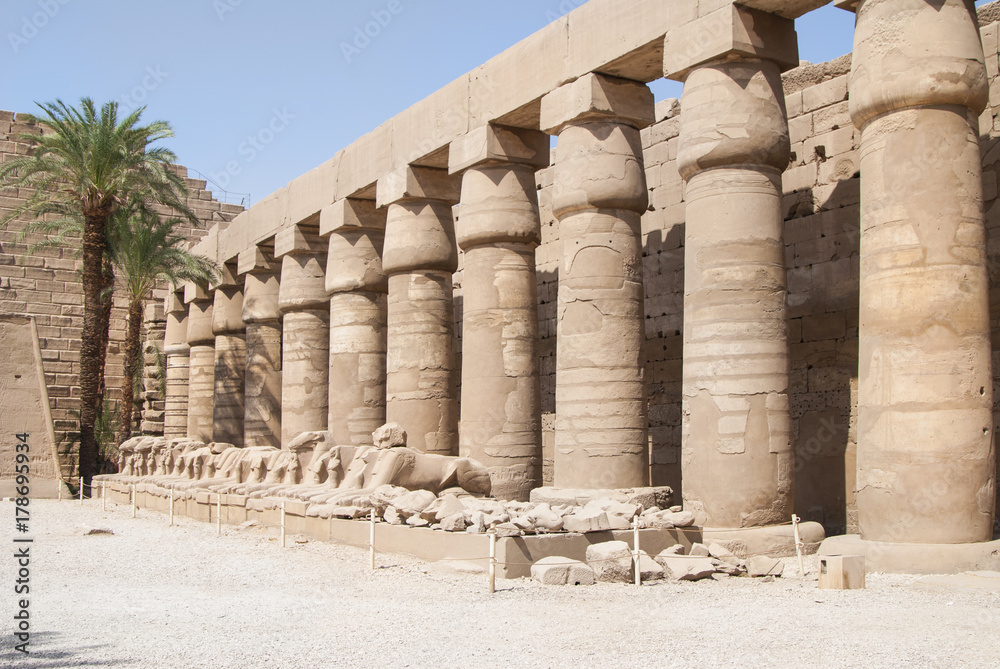 Luxor. The Carnac temple. Part of the complex.