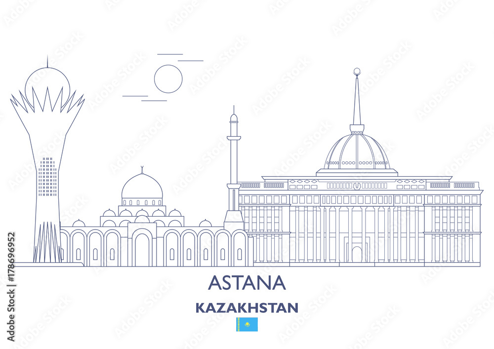 Astana  City Skyline, Kazakhstan