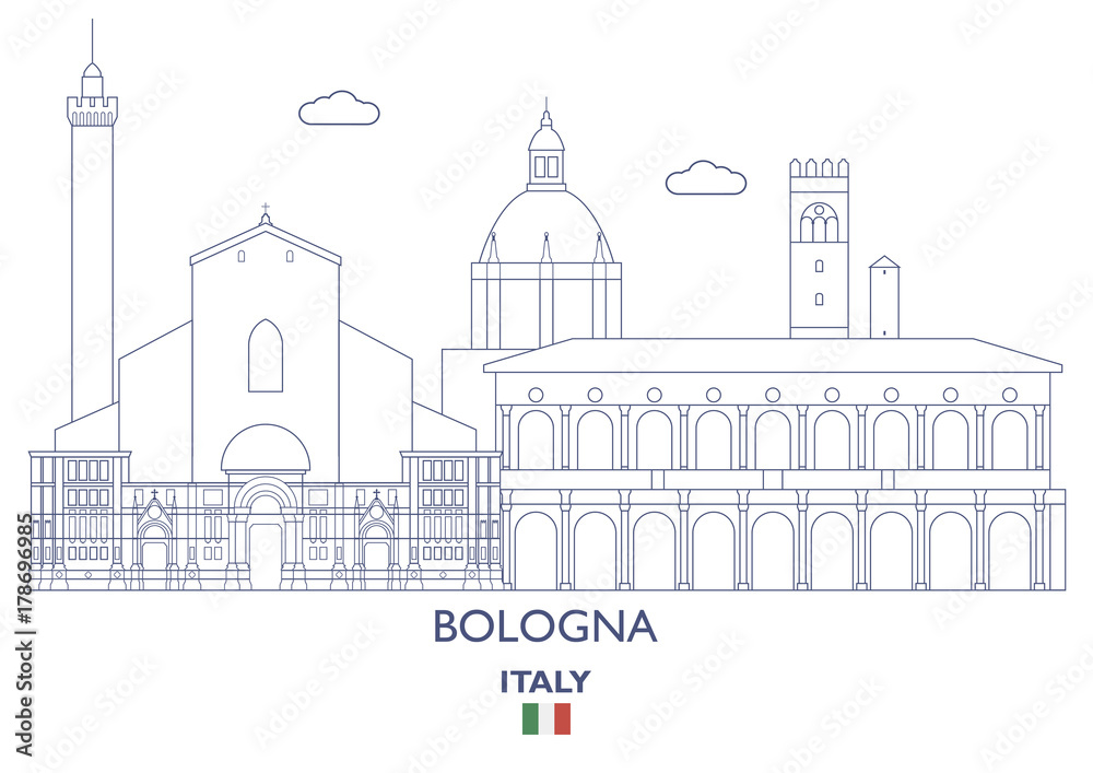 Bologna City Skyline, Italy