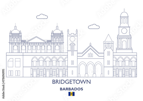 Bridgetown City Skyline, Barbados